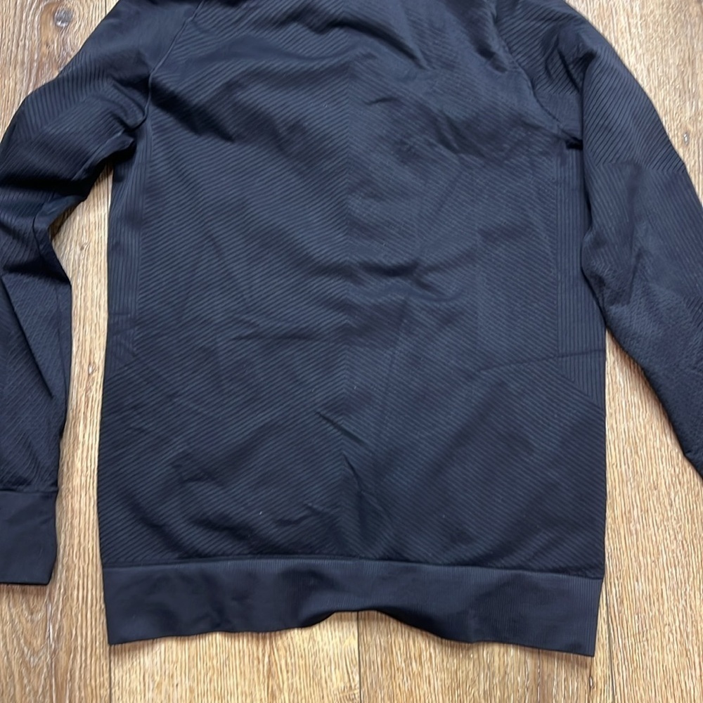 Adidas x Reigning Champ Black Ribbed Hoodie Size M - Picture 4 of 8
